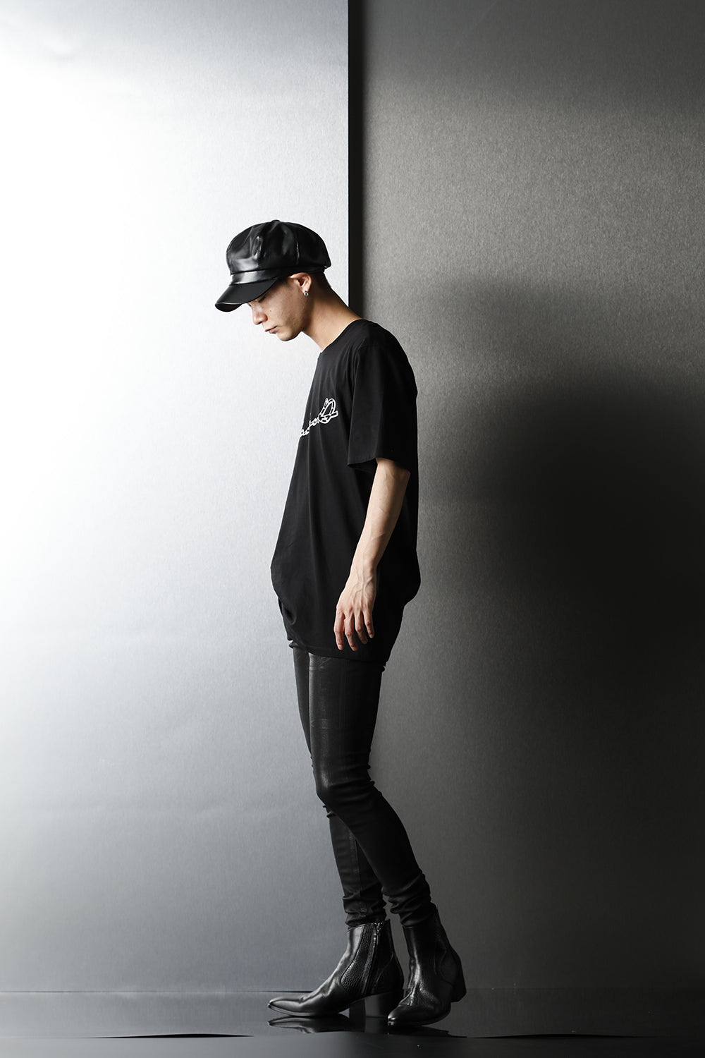 EX fit denim coating leggings pants