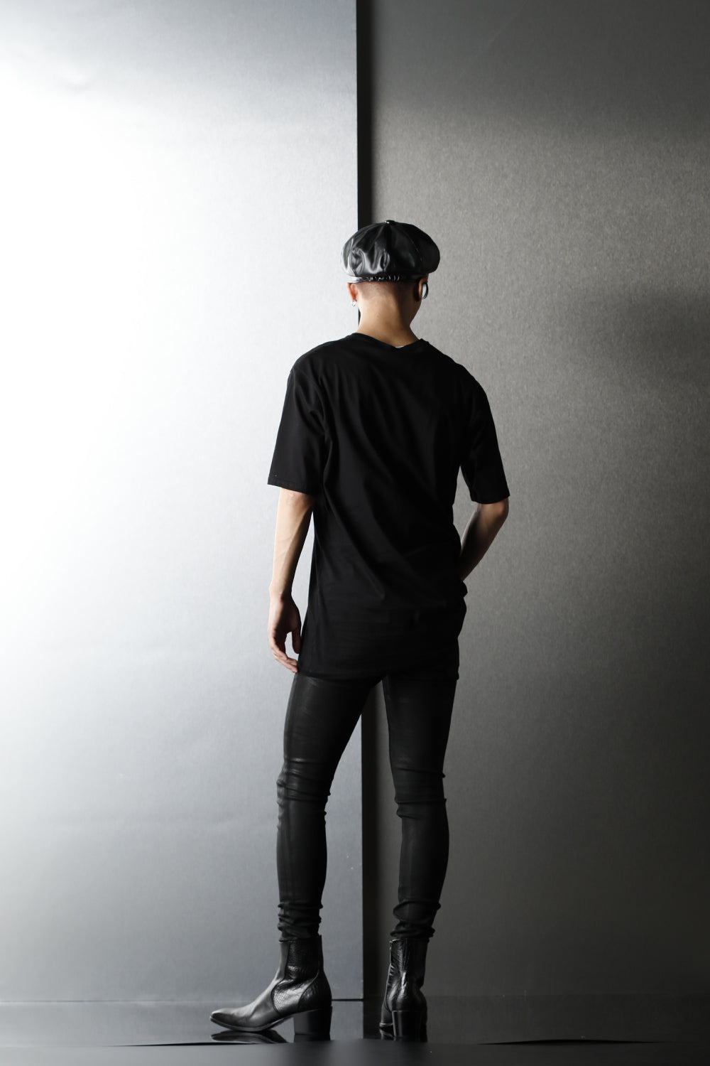 EX fit denim coating leggings pants