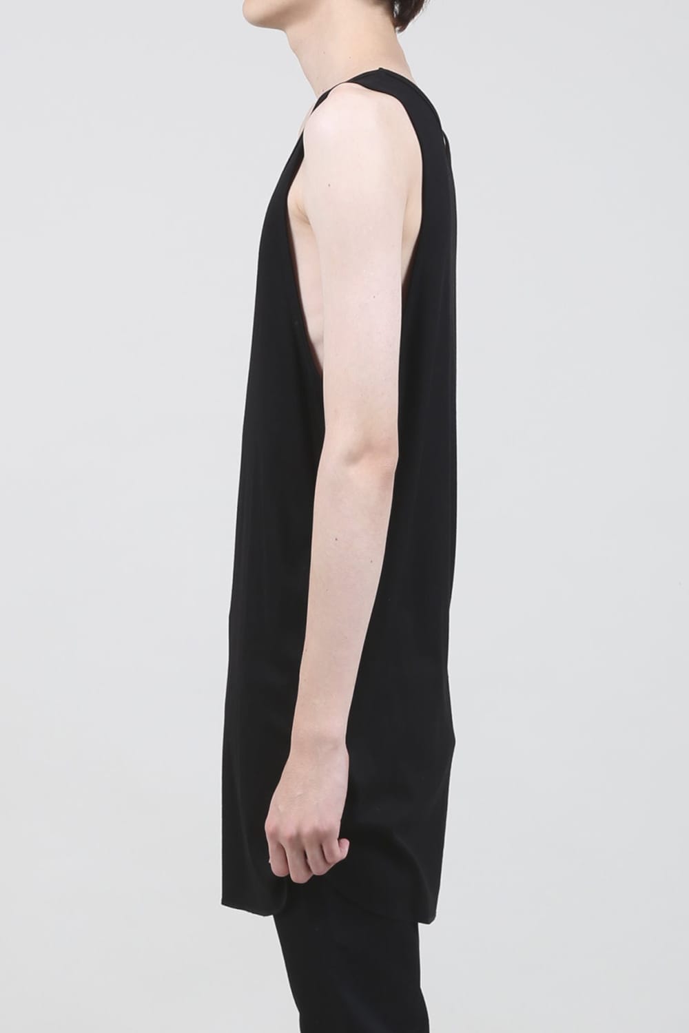 60/2 Giza Lyocel Teleco Rib Tank Top Black