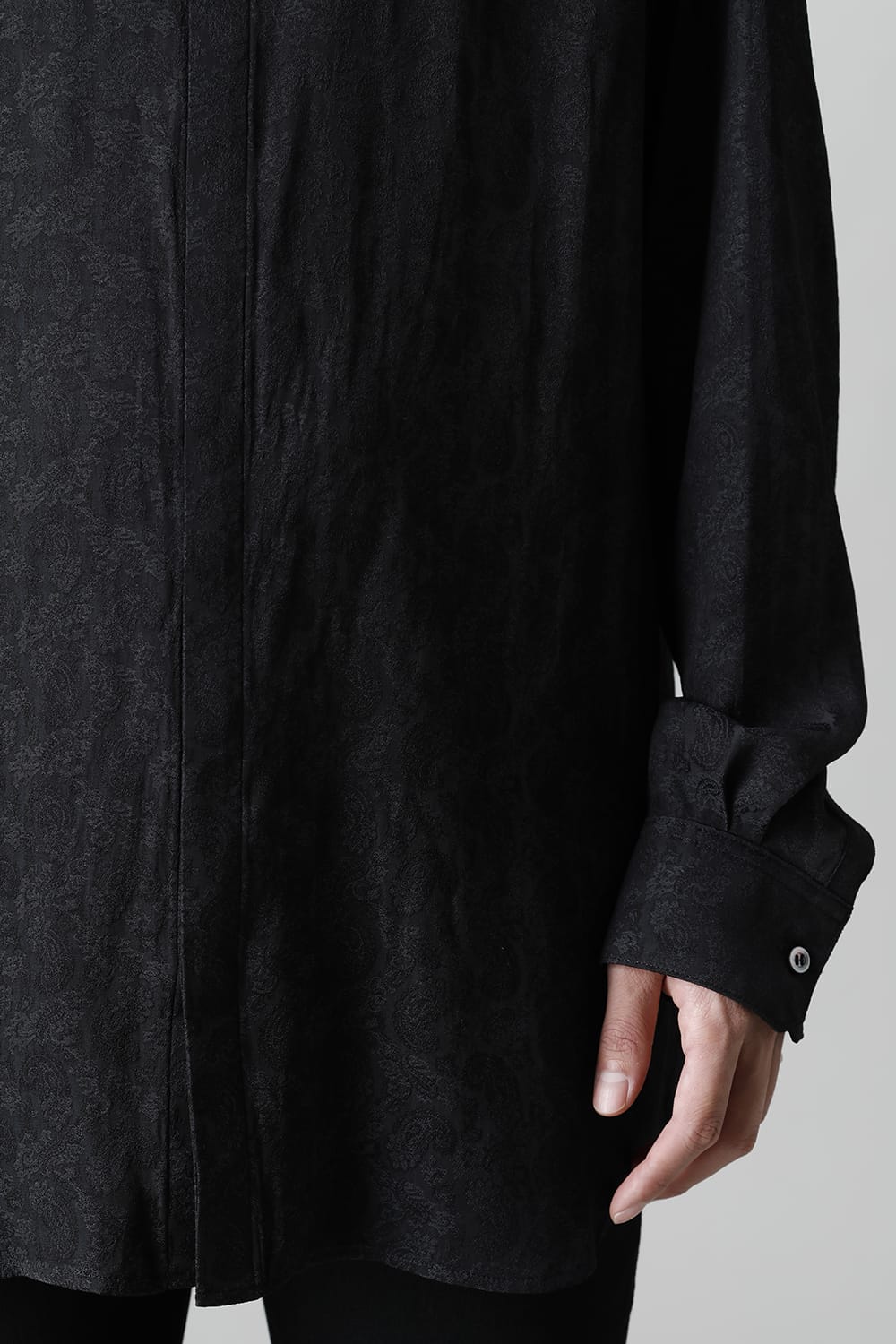 Paisley Regular Shirt (Black)