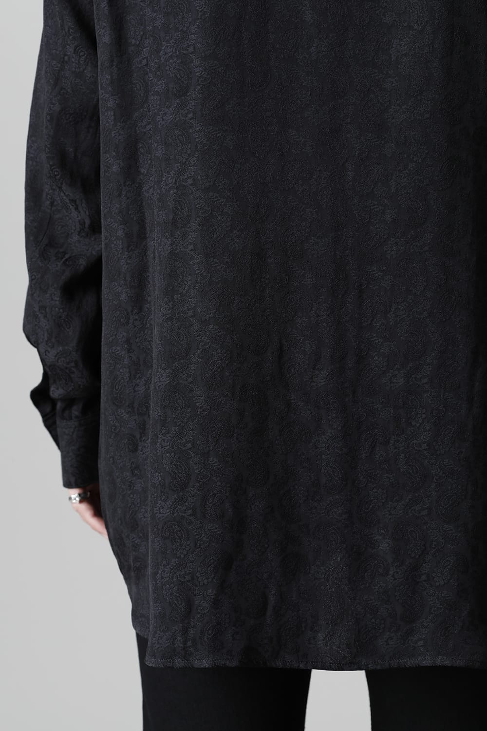 Paisley Regular Shirt (Black)