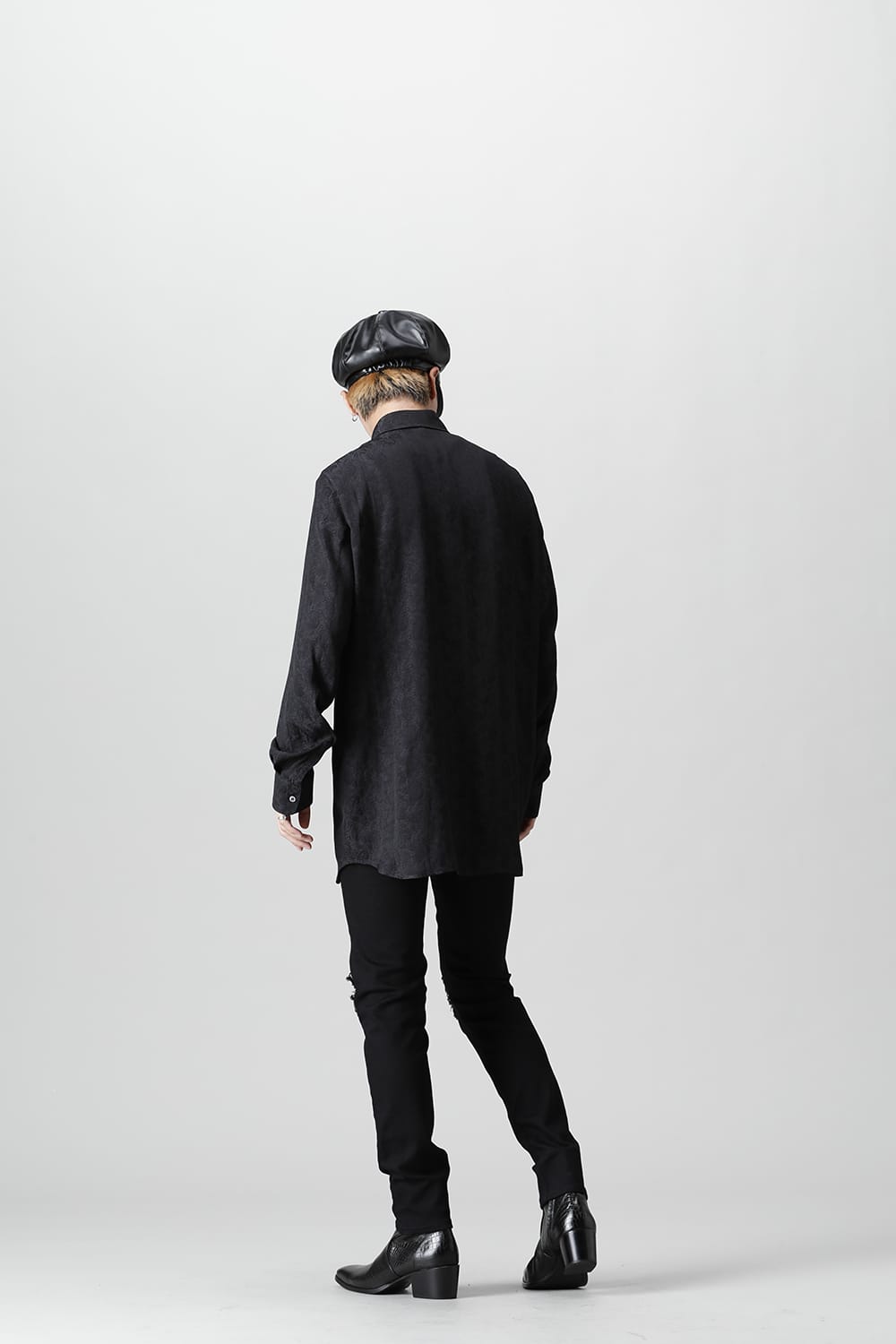 Paisley Regular Shirt (Black)