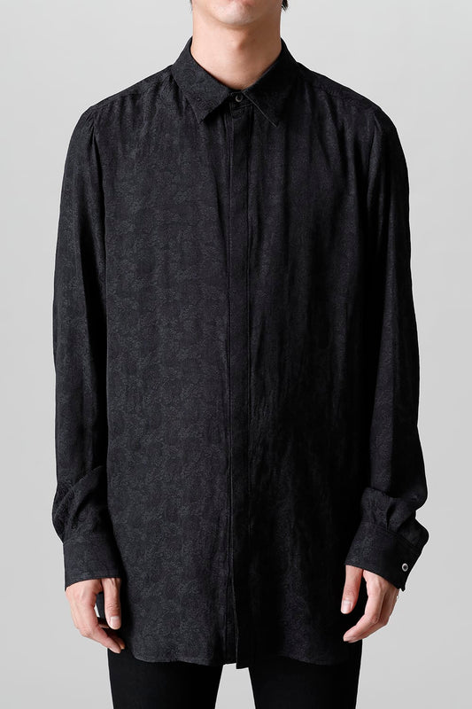 Paisley Regular Shirt (Black)