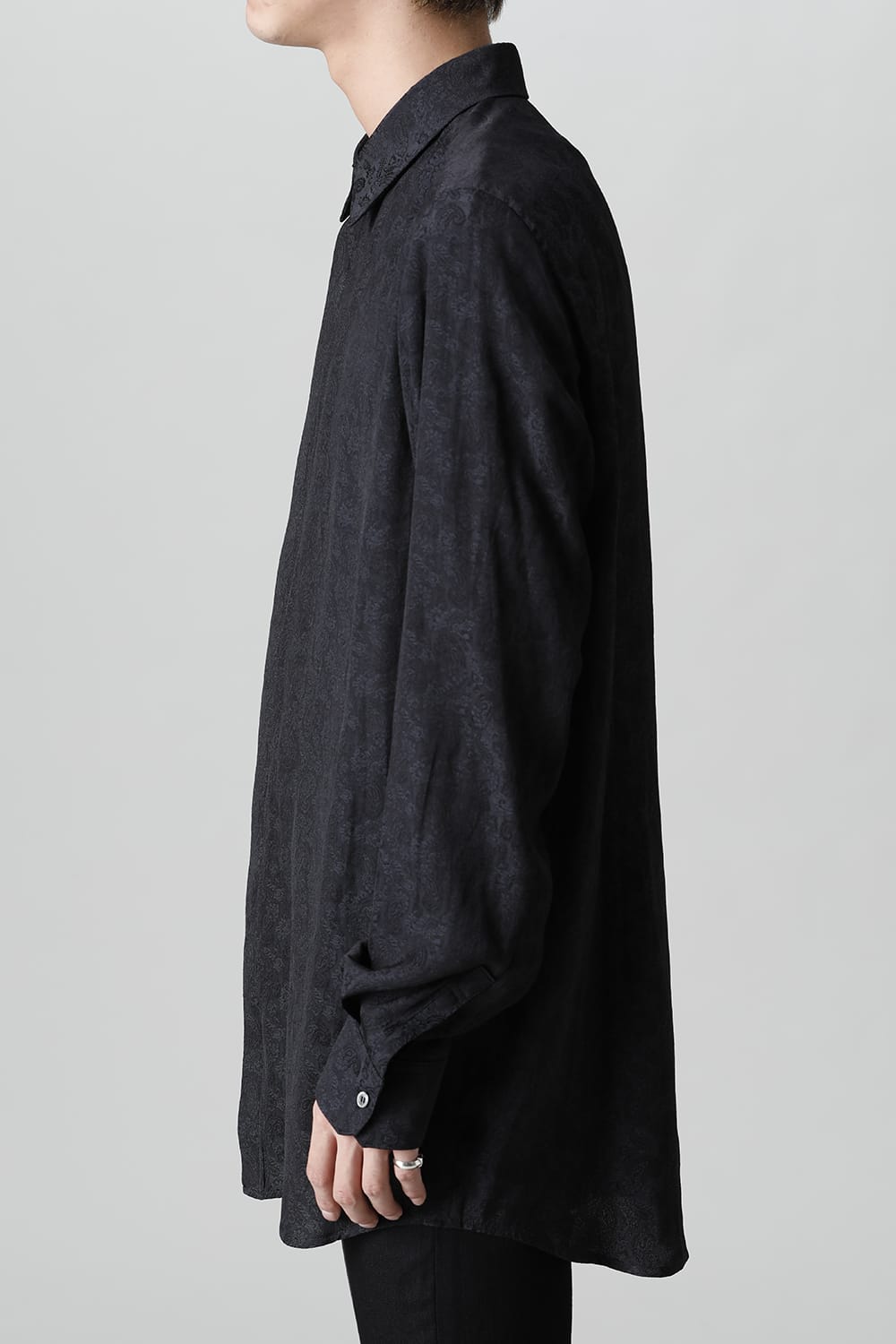 Paisley Regular Shirt (Black)