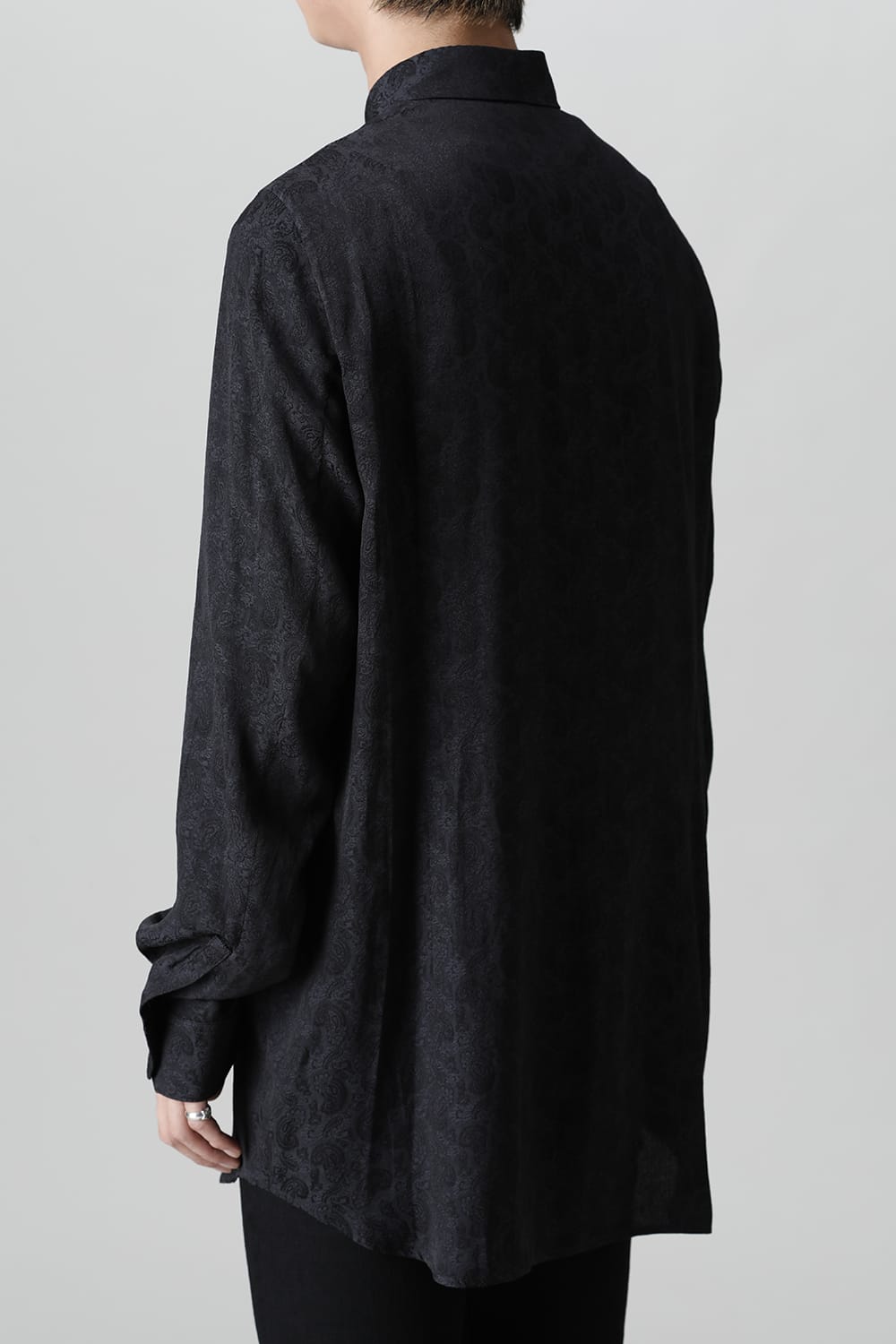 Paisley Regular Shirt (Black)