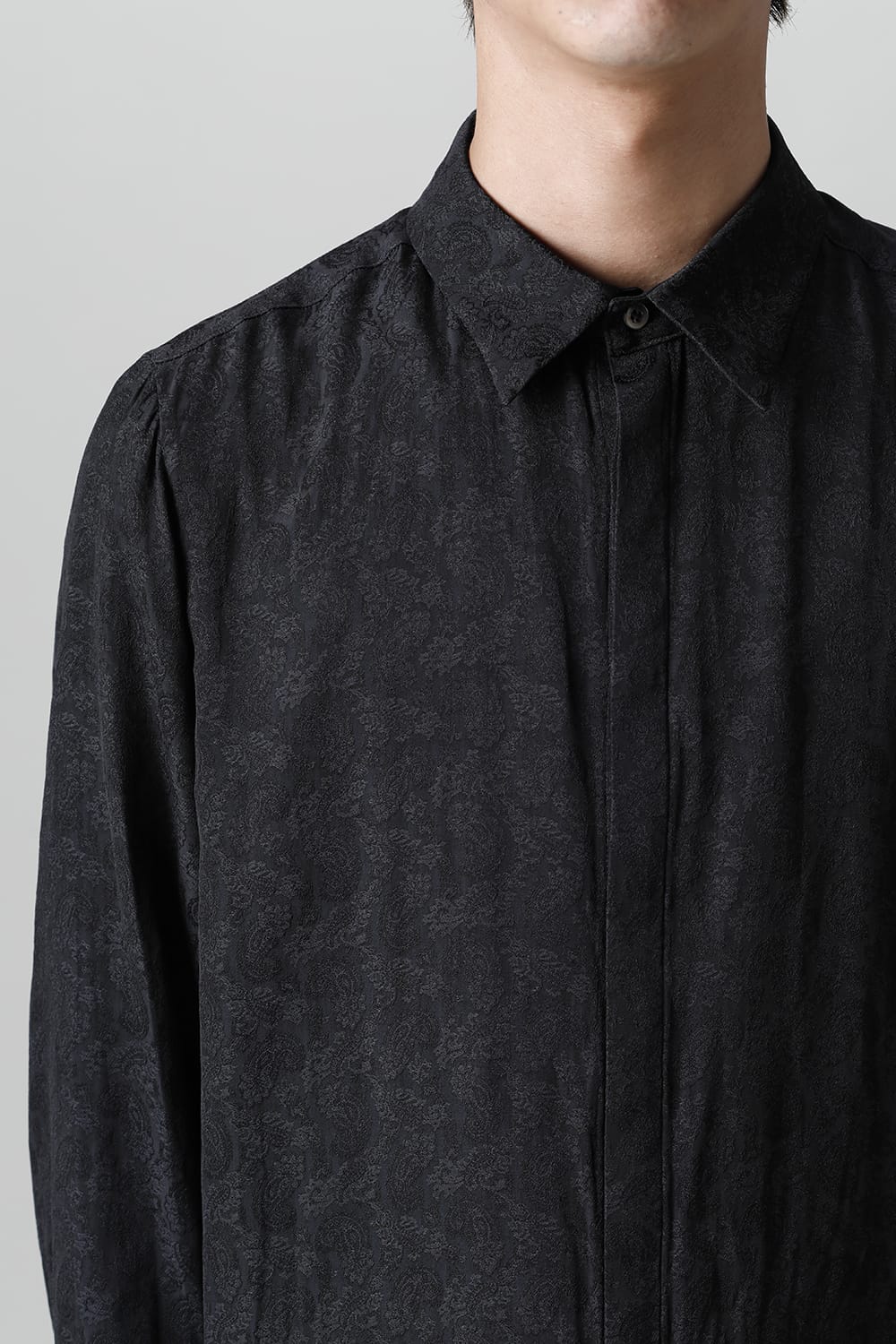 Paisley Regular Shirt (Black)
