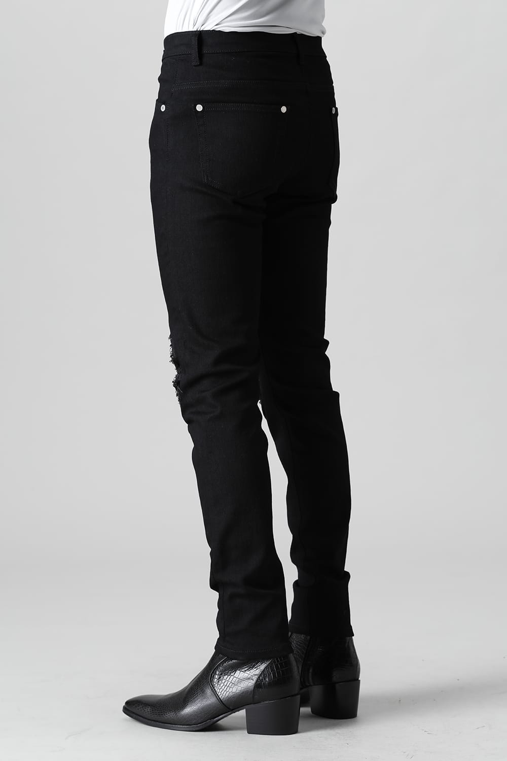 Bellows repair Denim pants