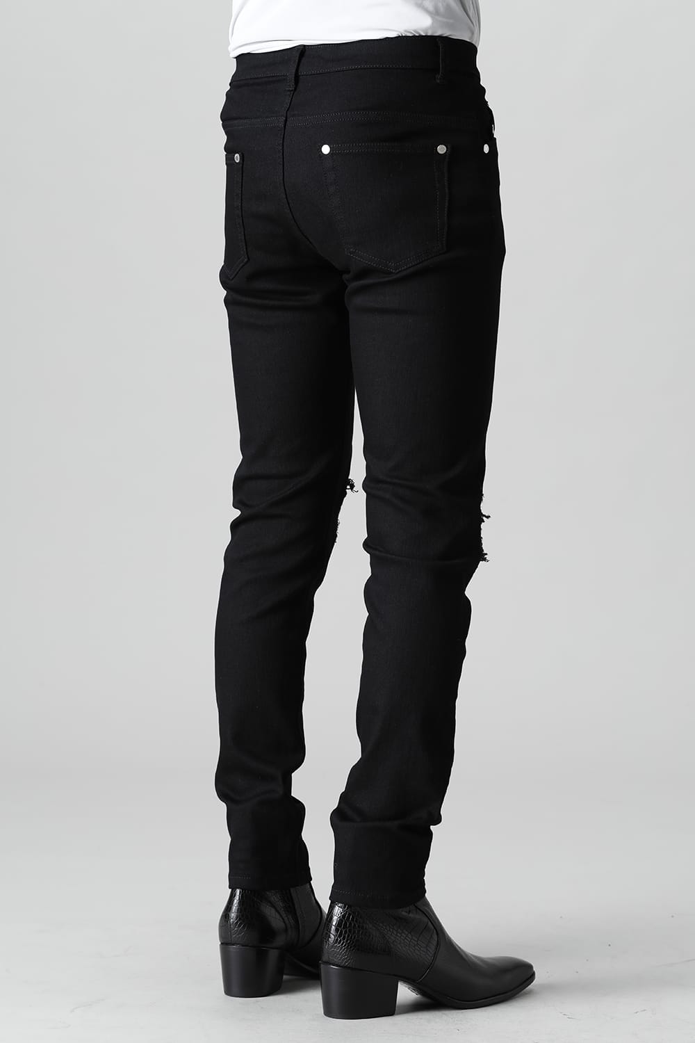 Bellows repair Denim pants