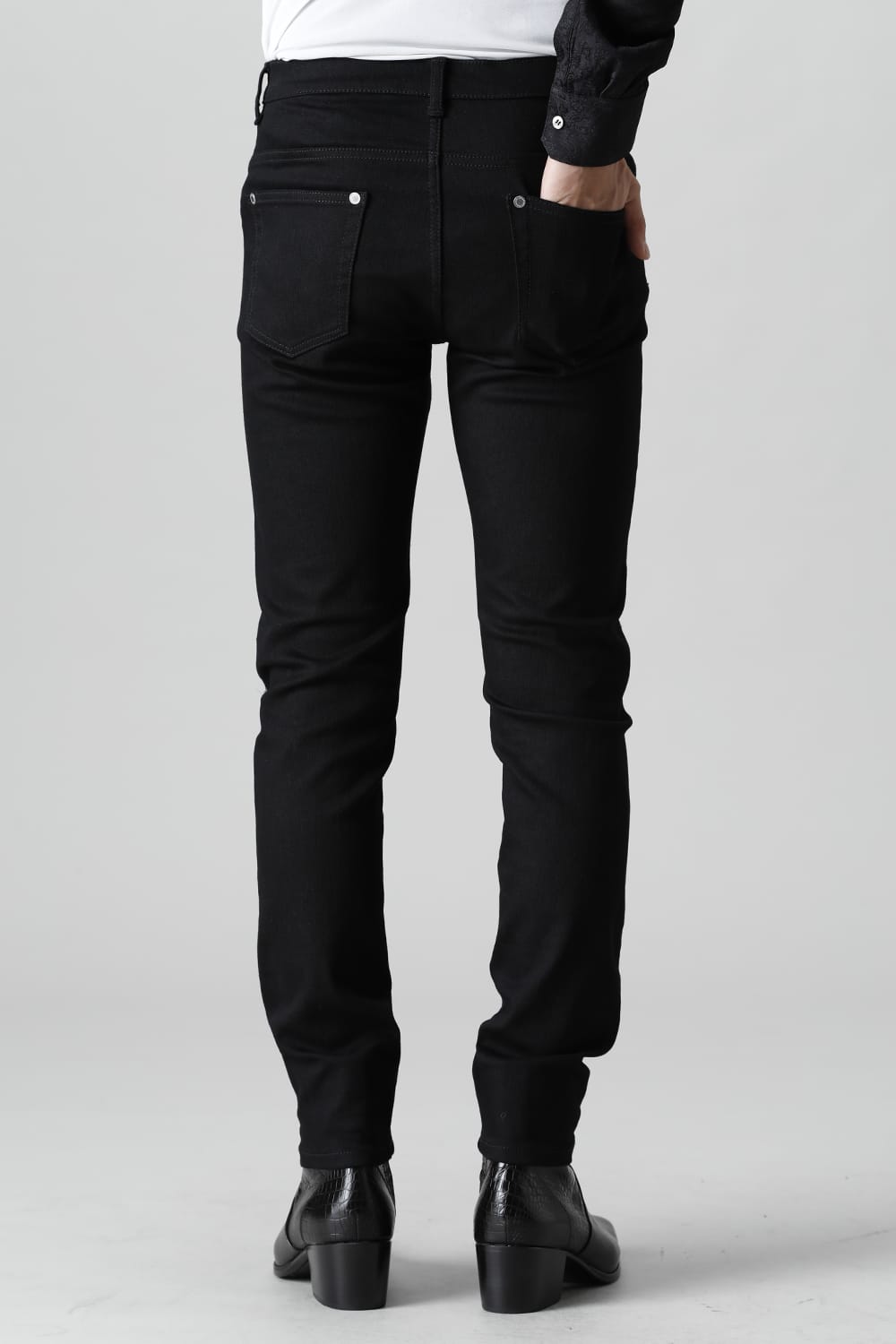 Bellows repair Denim pants