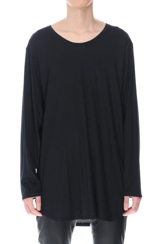Long sleeve Round t-shirt (Black)