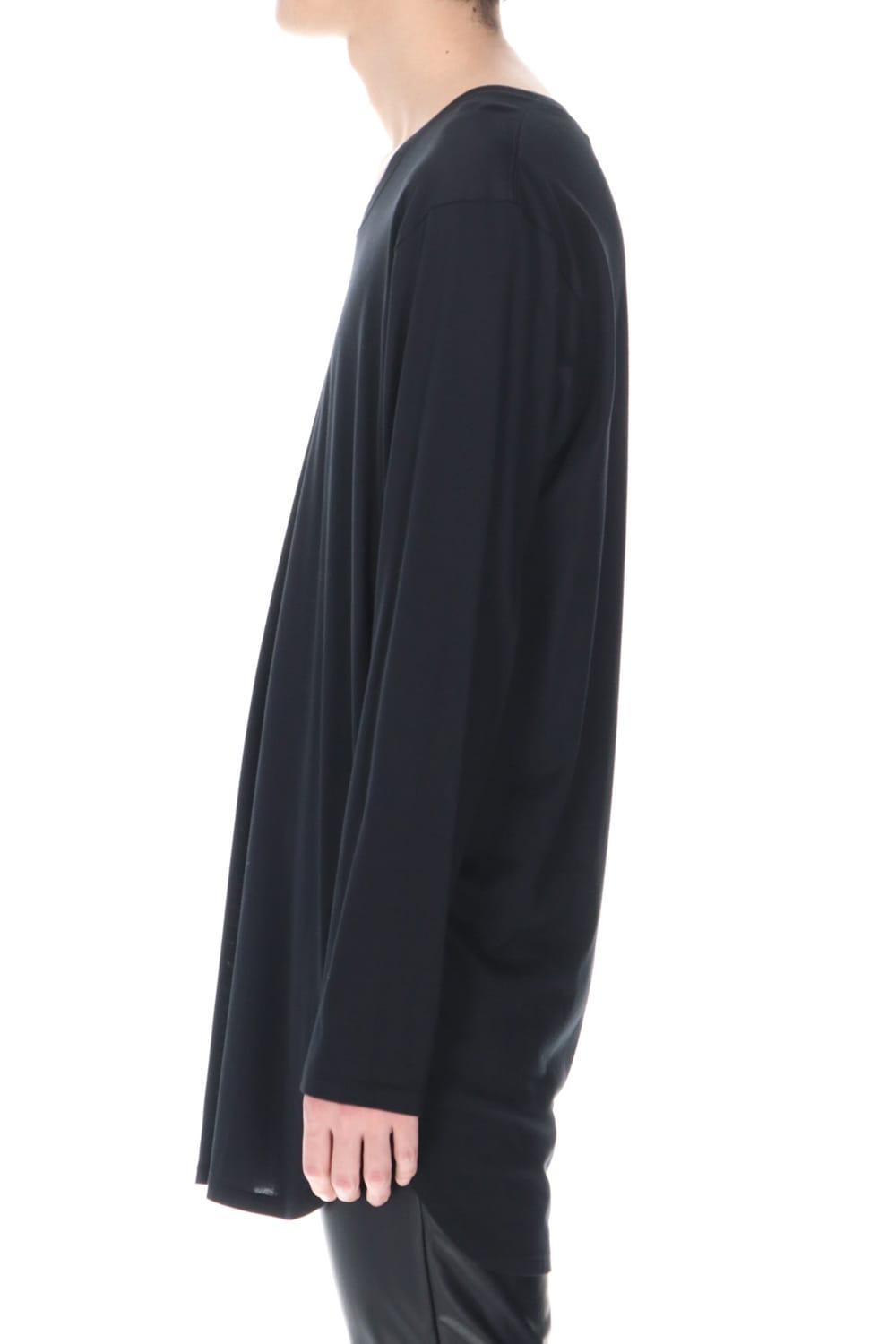 Long sleeve Round t-shirt (Black)