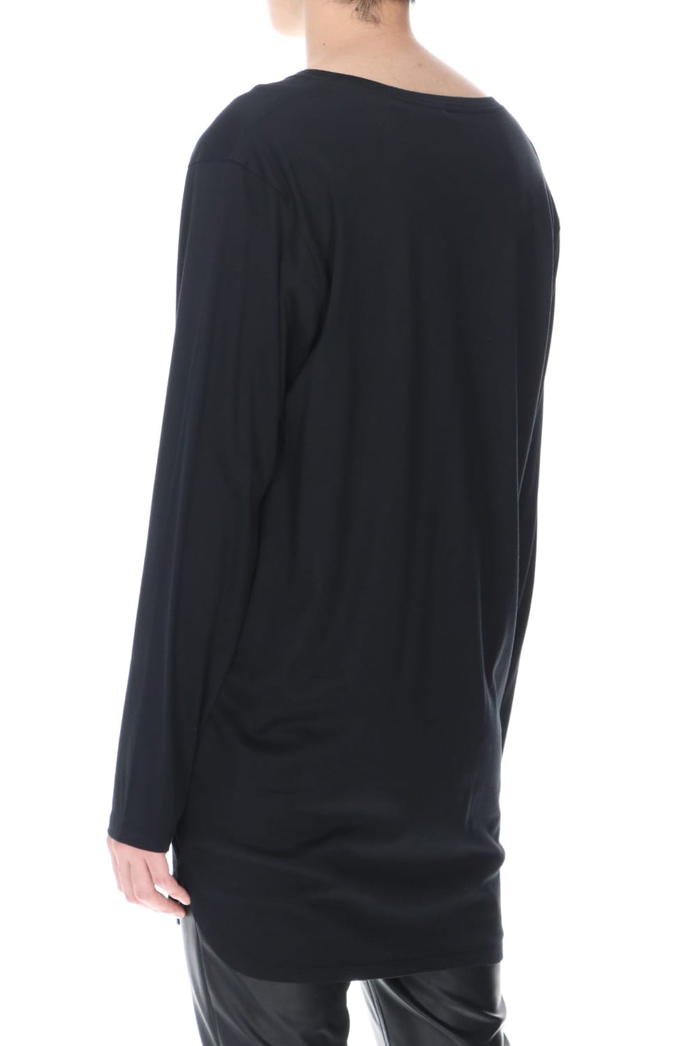 Long sleeve Round t-shirt (Black)