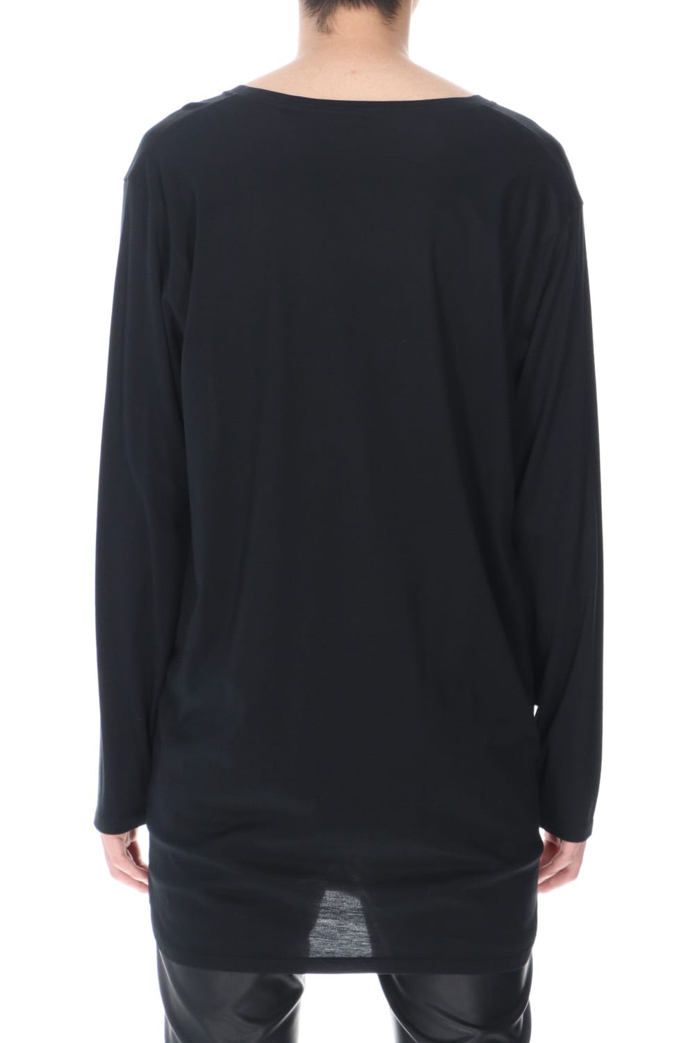 Long sleeve Round t-shirt (Black)