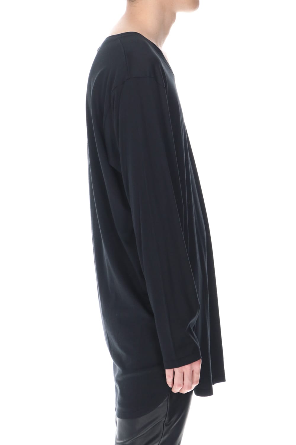 Long sleeve Round t-shirt (Black)