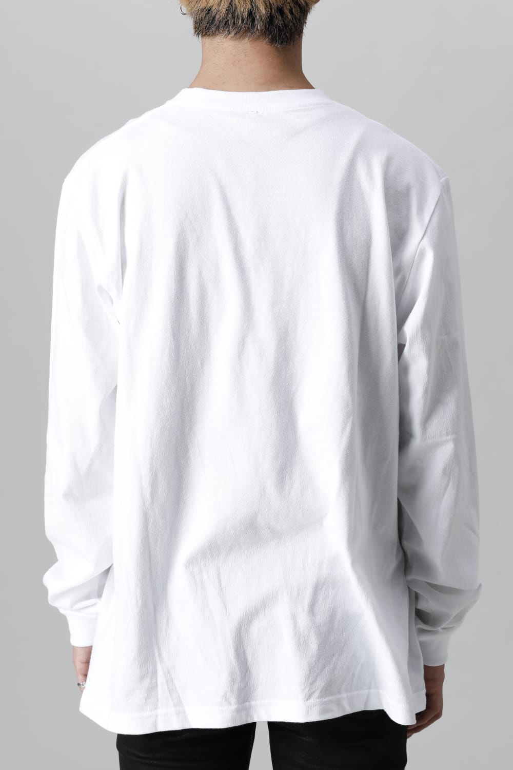 Embroidery Long sleeve t-shirt (White)