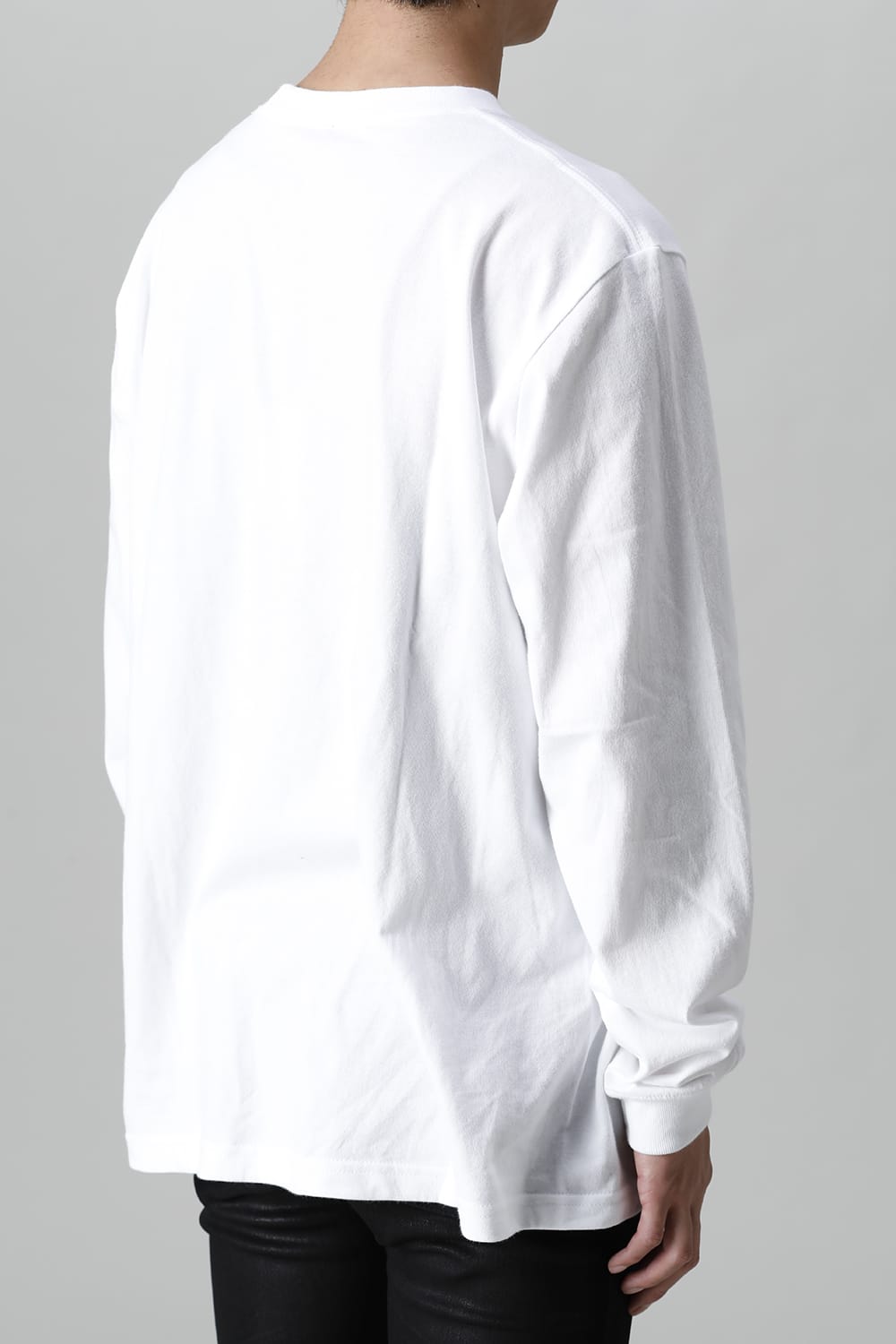 Embroidery Long sleeve t-shirt (White)