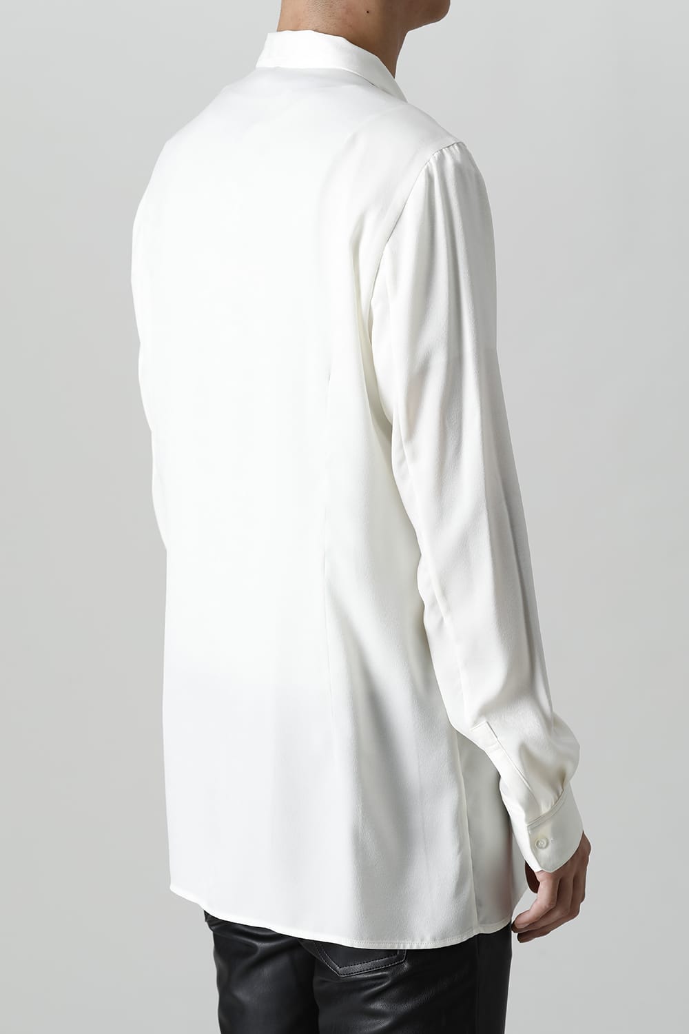 Satin Ribbon shirt (Cream)