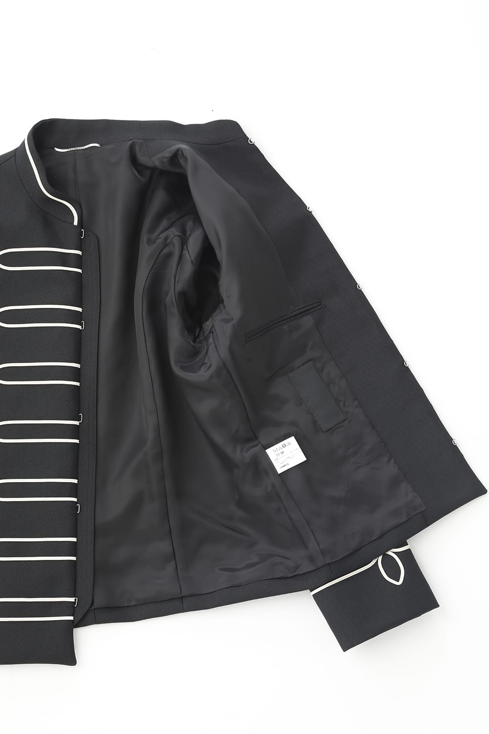 Napoleon jacket (Black×Cream)