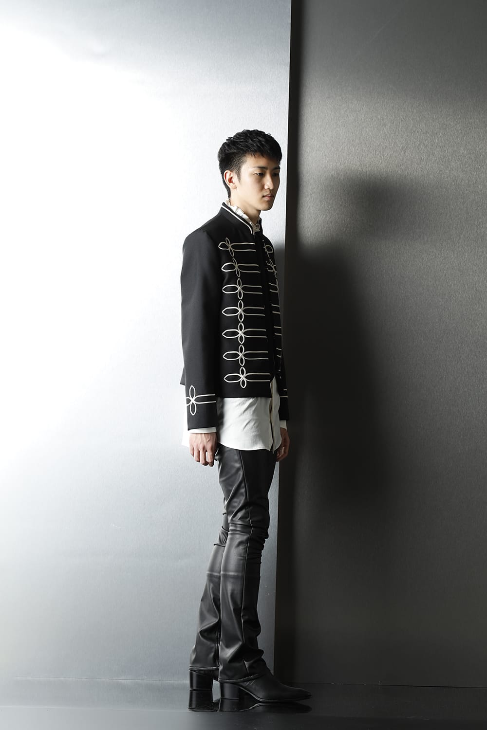 Napoleon jacket (Black×Cream)