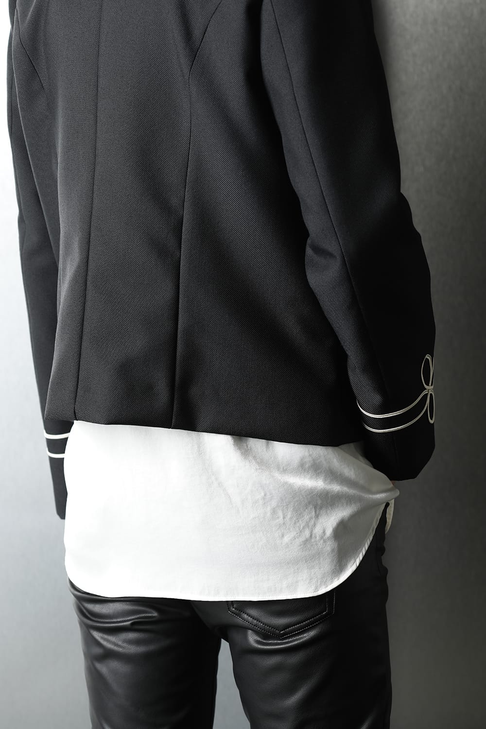 Napoleon jacket (Black×Cream)
