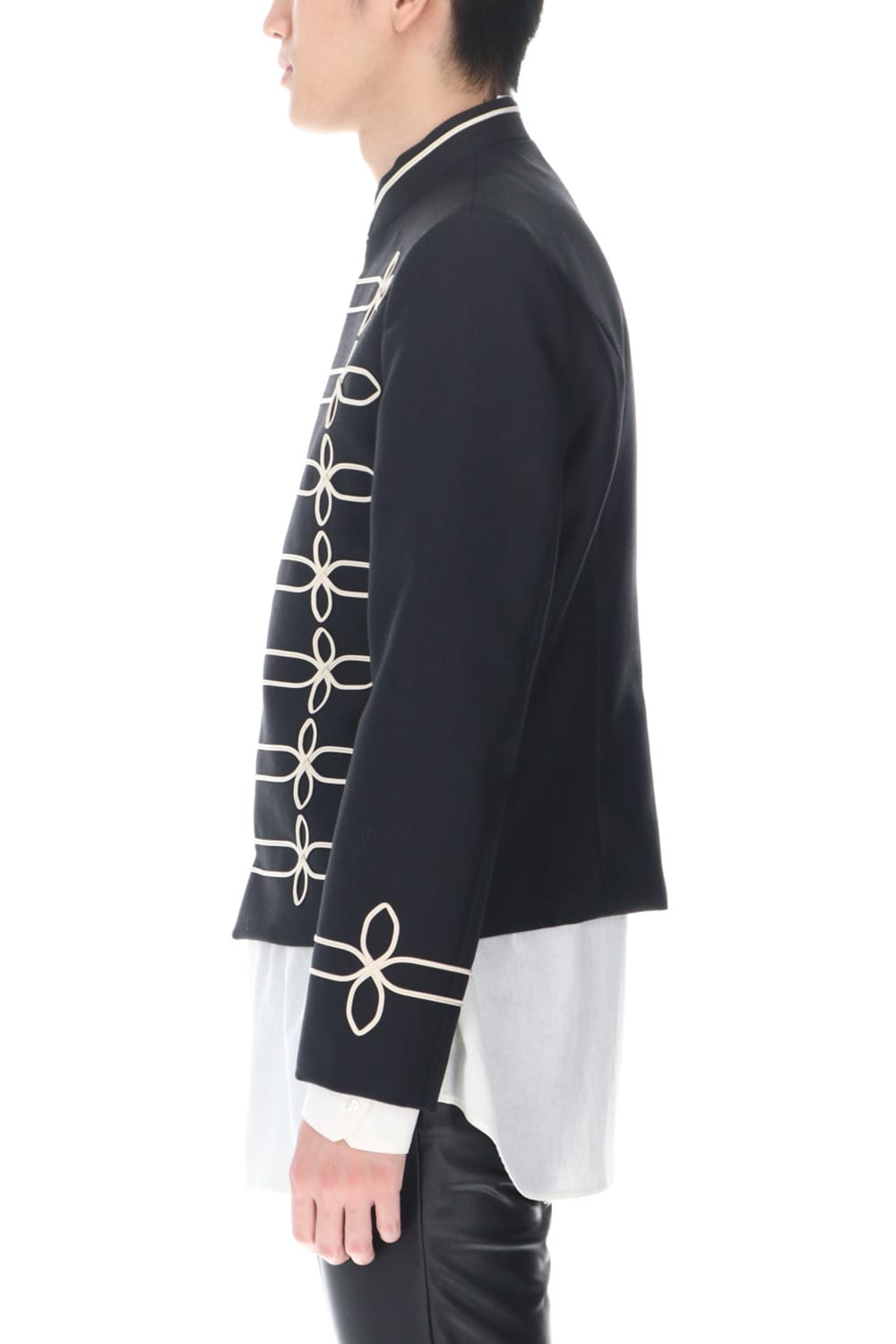 Napoleon jacket (Black×Cream)
