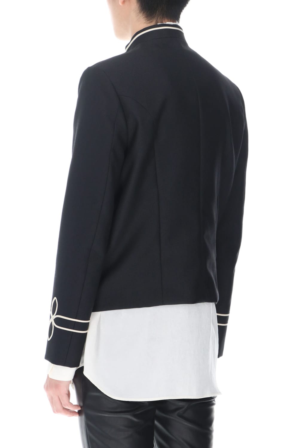 Napoleon jacket (Black×Cream)
