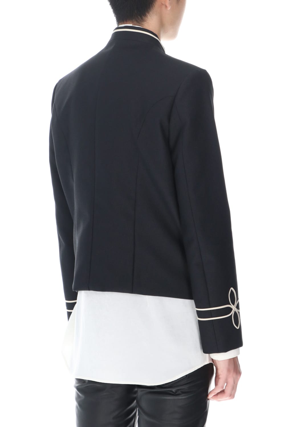 Napoleon jacket (Black×Cream)