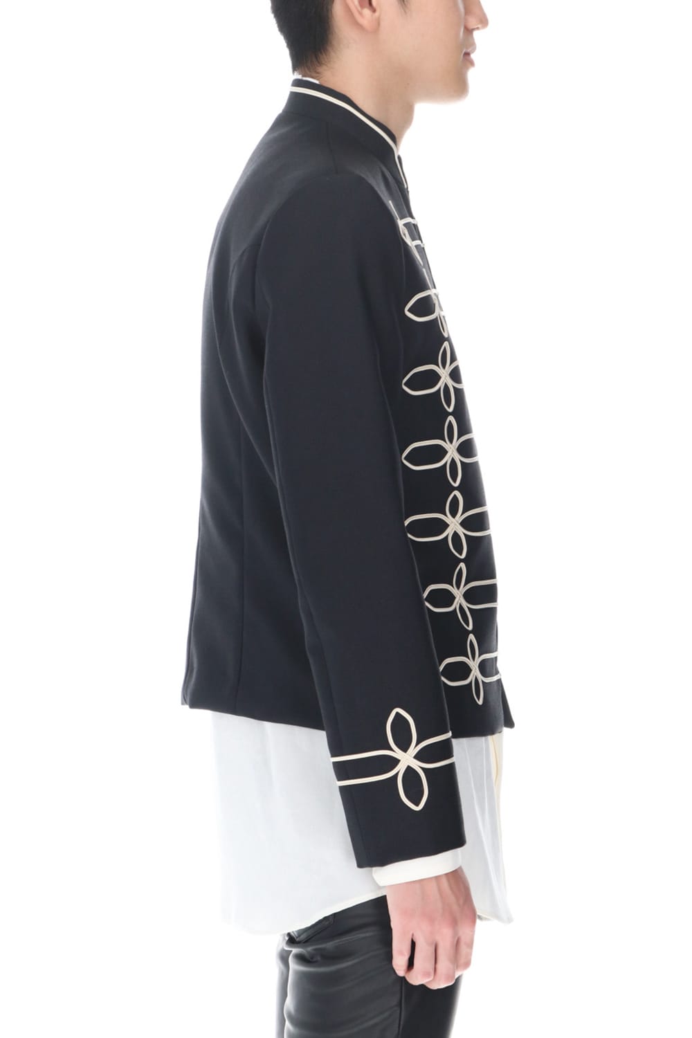 Napoleon jacket (Black×Cream)