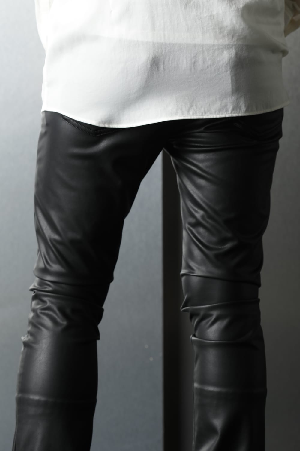 Fake leather Flare pants