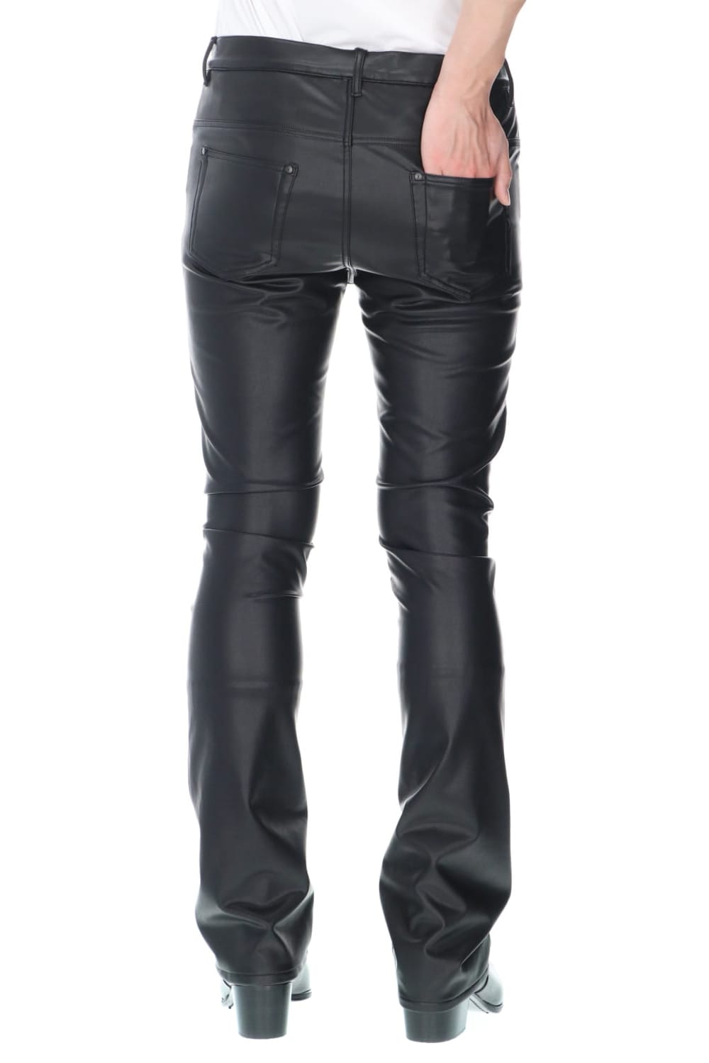 Fake leather Flare pants