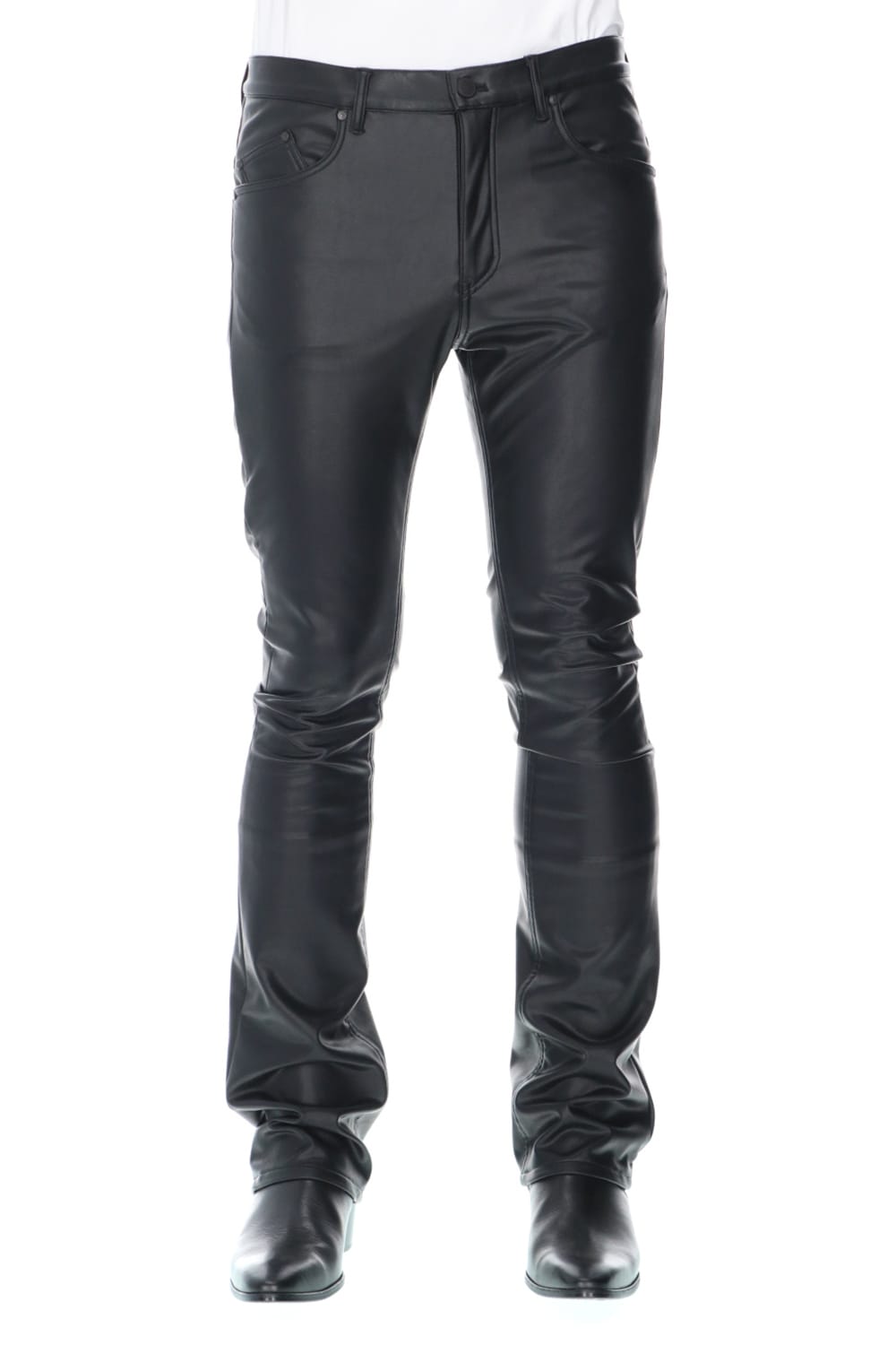 Fake leather Flare pants