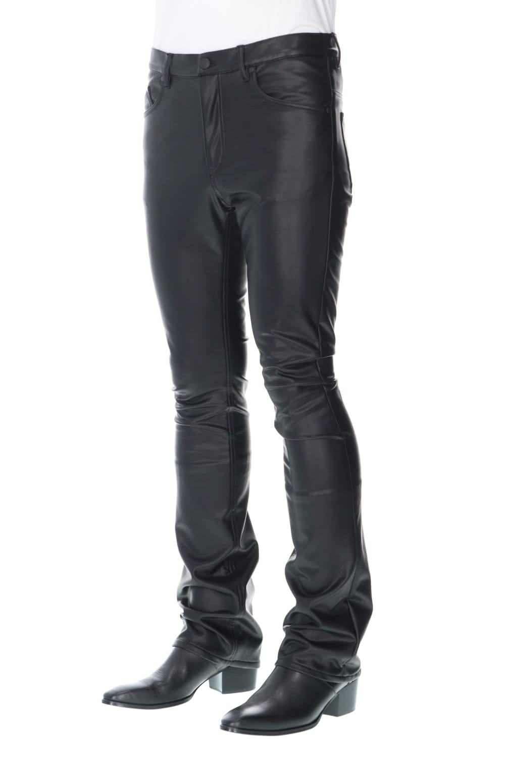 Fake leather Flare pants