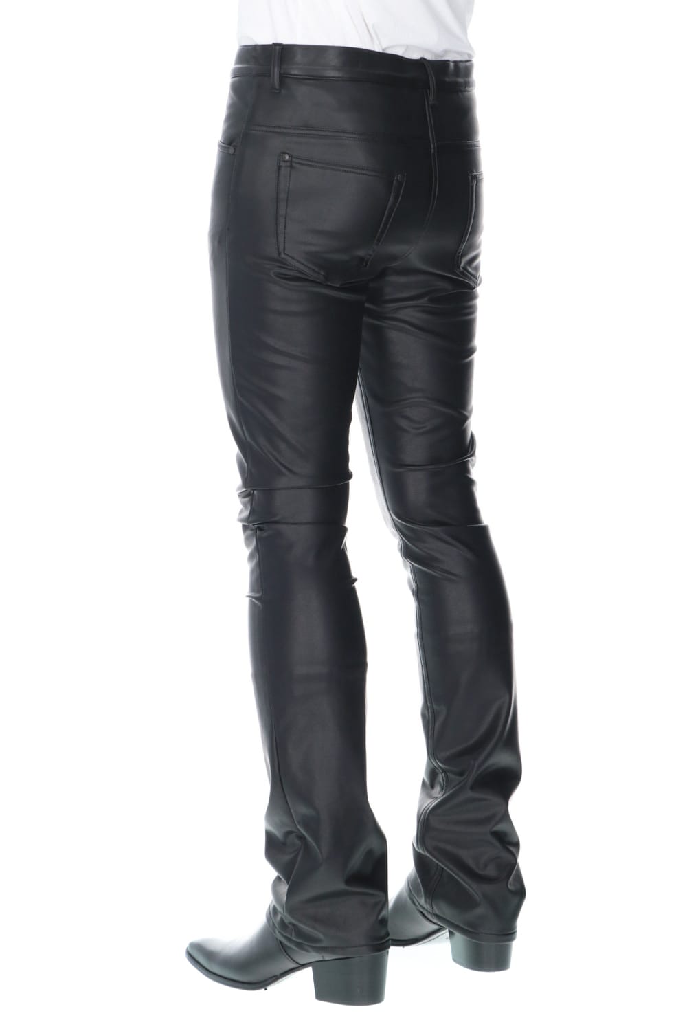 Fake leather Flare pants