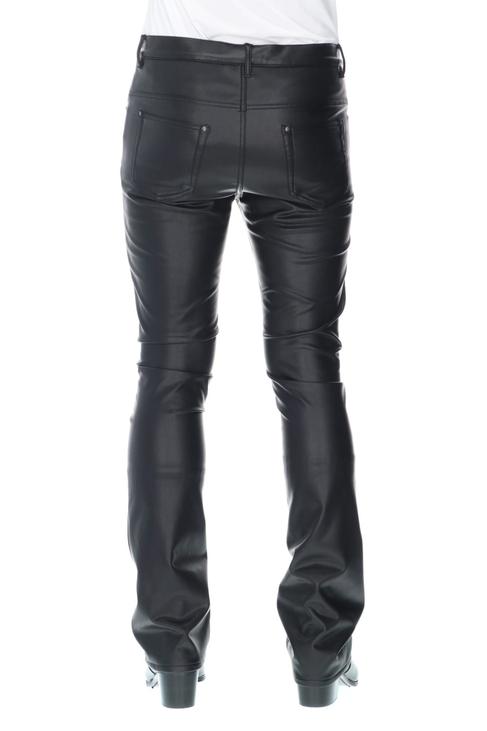 Fake leather Flare pants