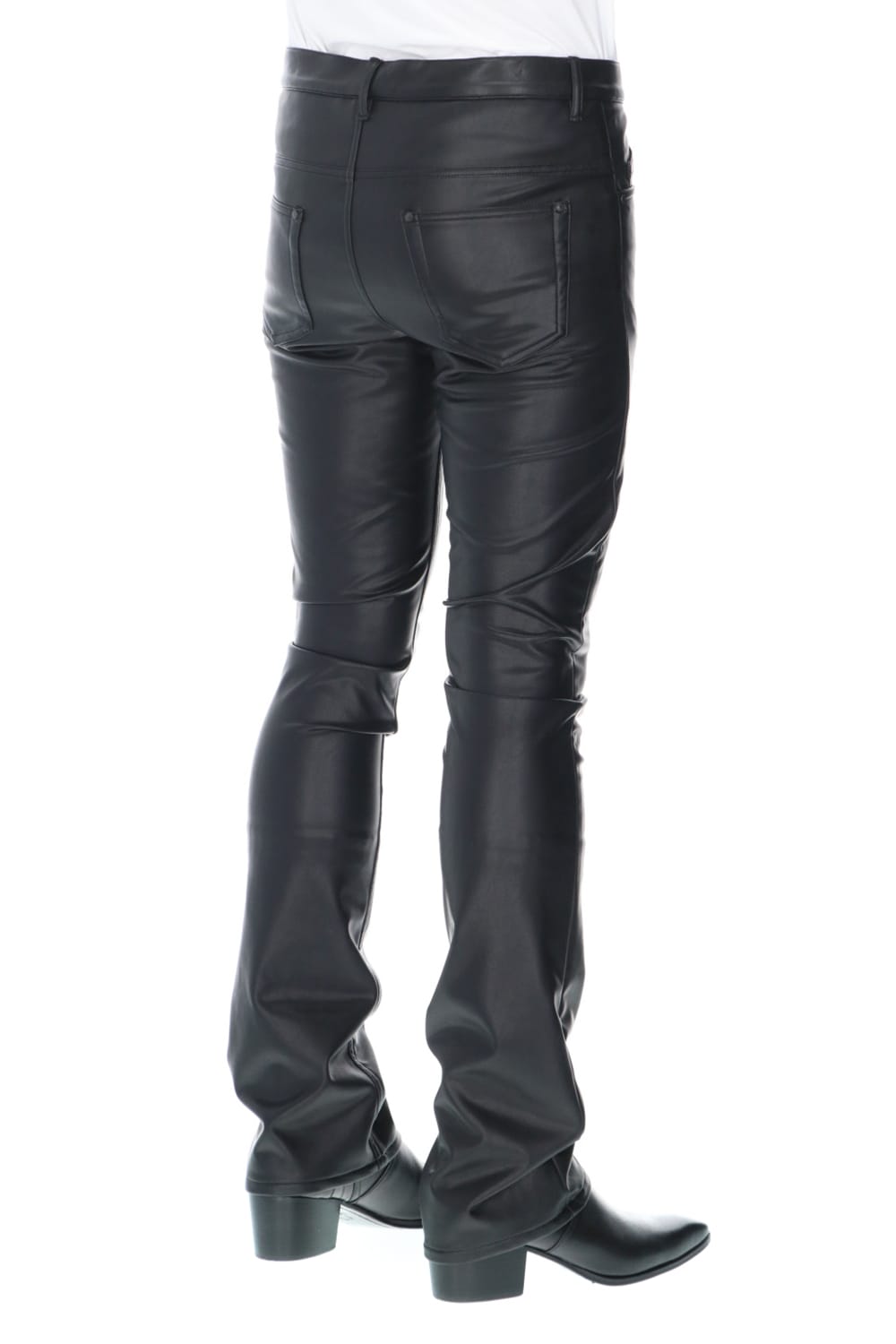 Fake leather Flare pants