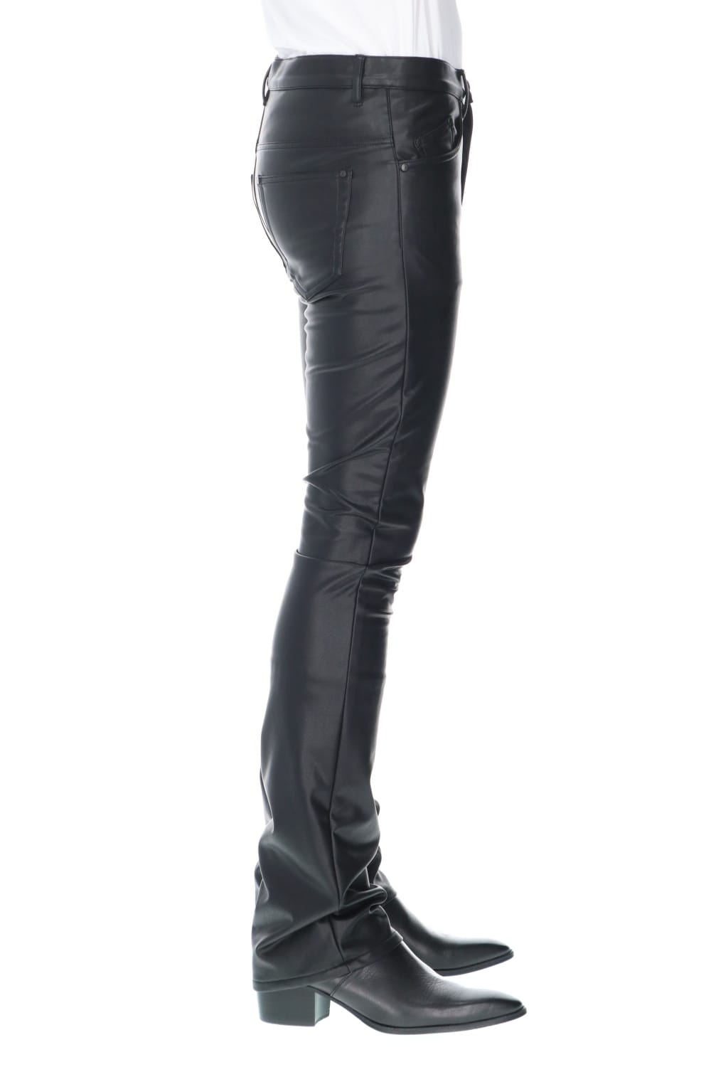 Fake leather Flare pants