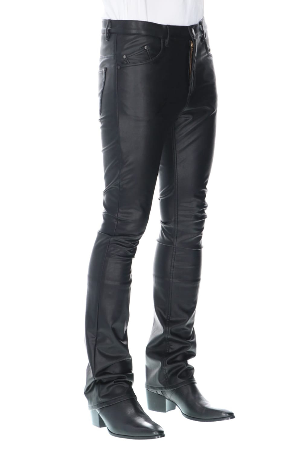 Fake leather Flare pants