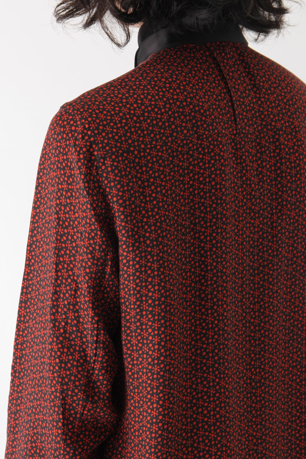 CUPRO TWILL GRAPHIC PRINT SHIRT