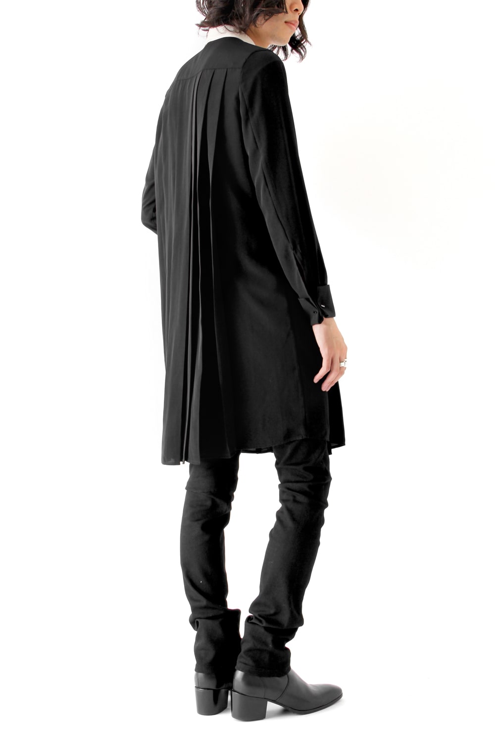 LAMBERT CREPE DE CHINE LONG SHIRT