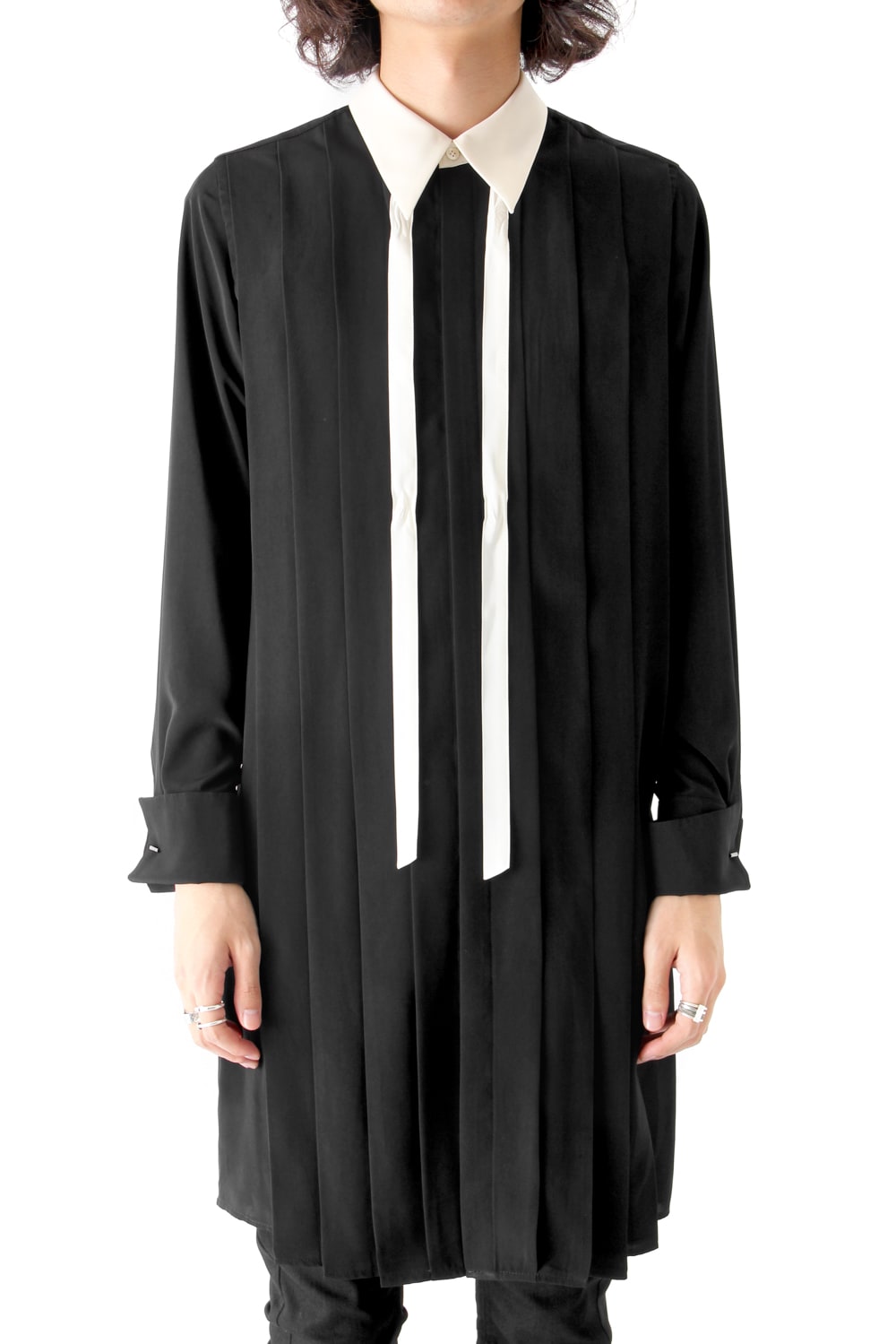 LAMBERT CREPE DE CHINE LONG SHIRT