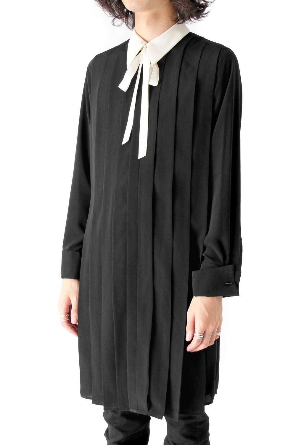 LAMBERT CREPE DE CHINE LONG SHIRT