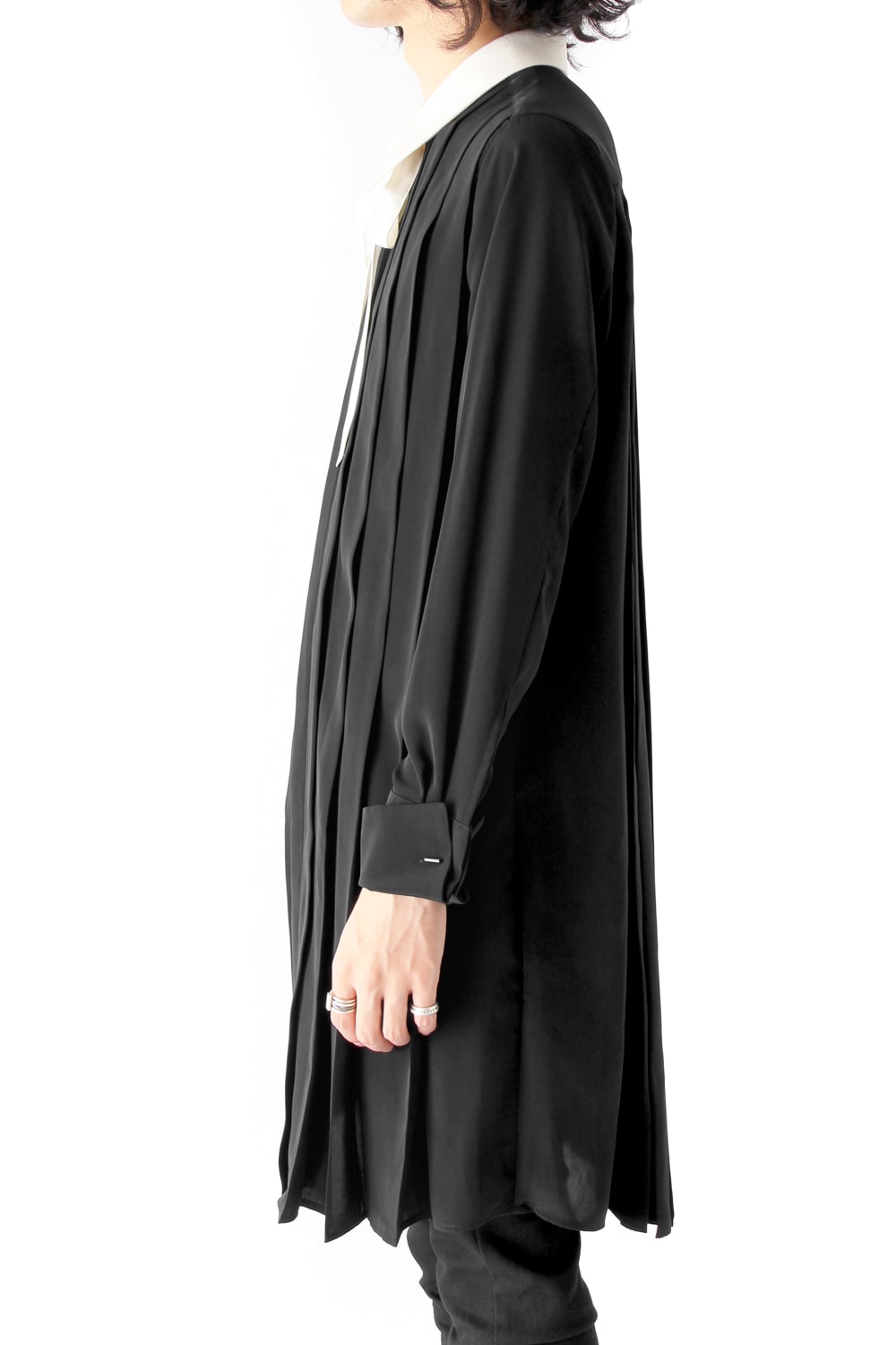 LAMBERT CREPE DE CHINE LONG SHIRT