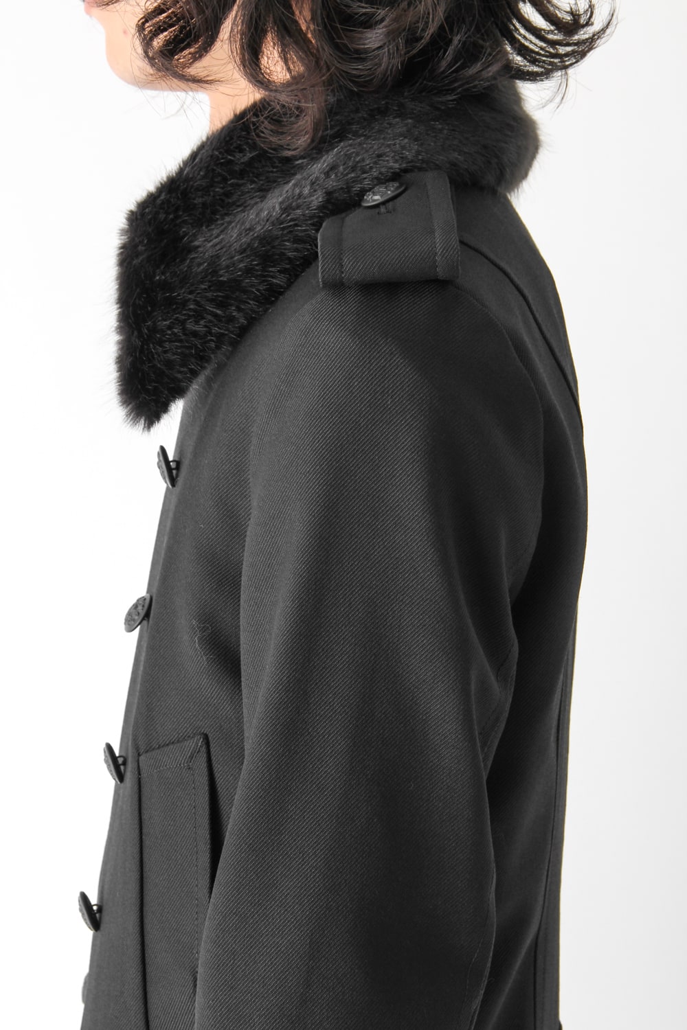 T/W MILITARY KERSEY COAT