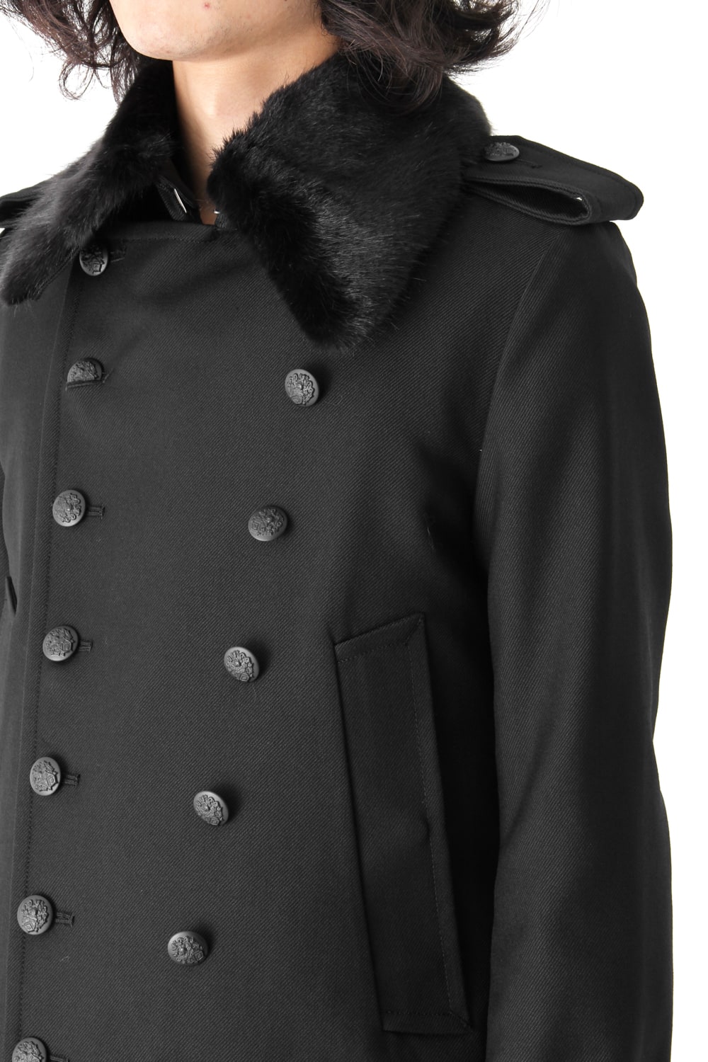 T/W MILITARY KERSEY COAT