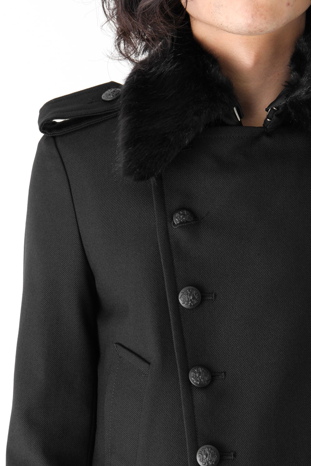 T/W MILITARY KERSEY COAT