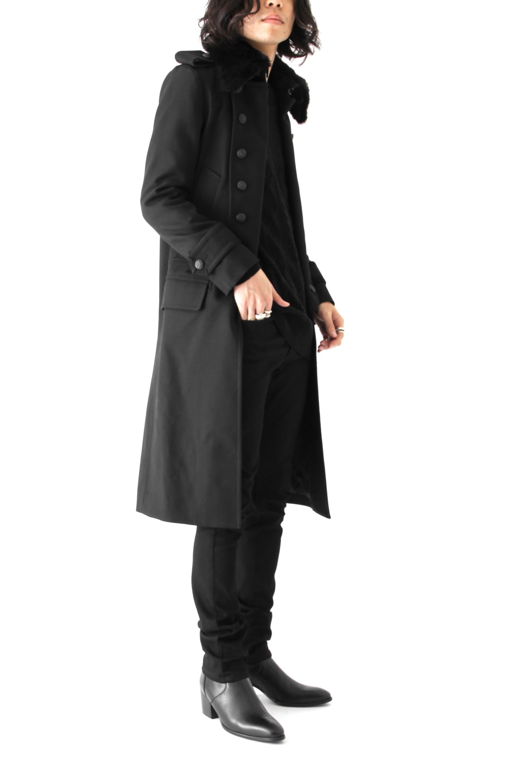 T/W MILITARY KERSEY COAT