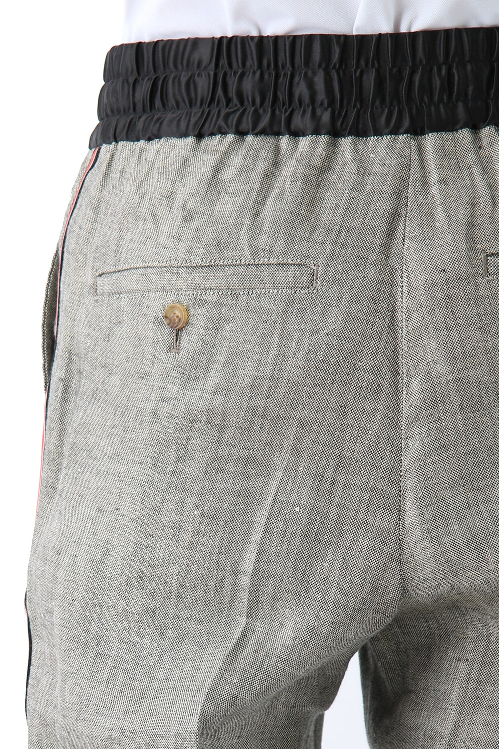 Linen Lame Ox DRAWSTRING EASY PANTS