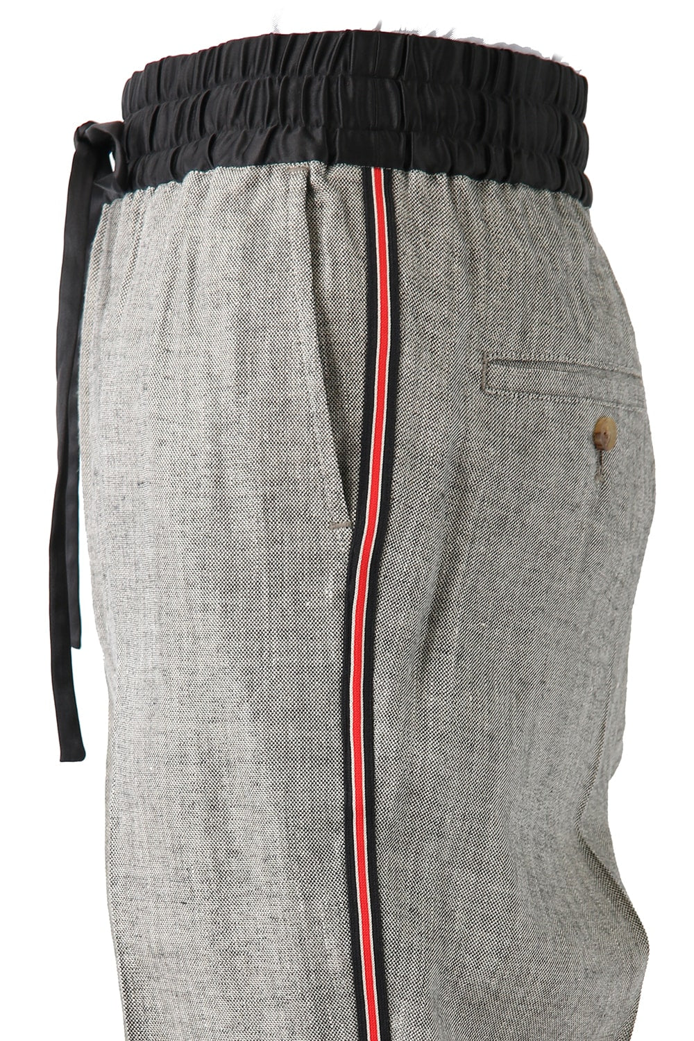 Linen Lame Ox DRAWSTRING EASY PANTS