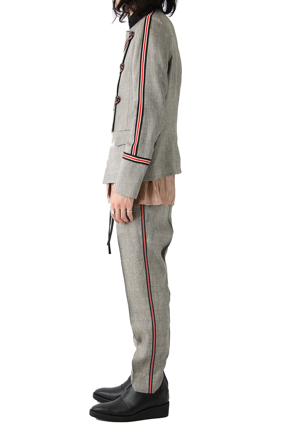 Linen Lame Ox DRAWSTRING EASY PANTS