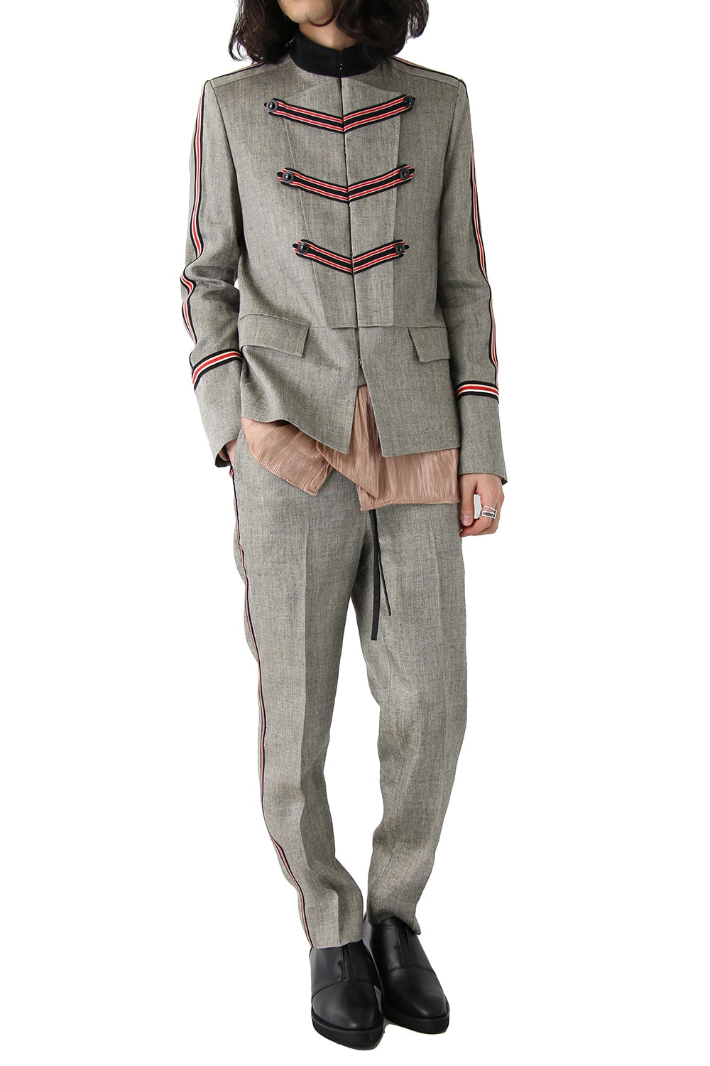 Linen Lame Ox DRAWSTRING EASY PANTS